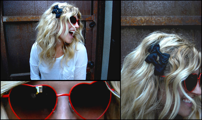 today's hair: when in doubt, put a bow on it