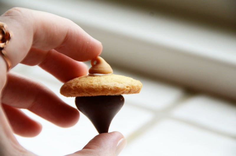 DIY holiday candy acorns