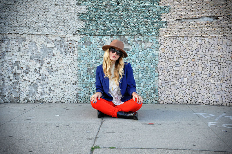 OOTD: red, white and hat