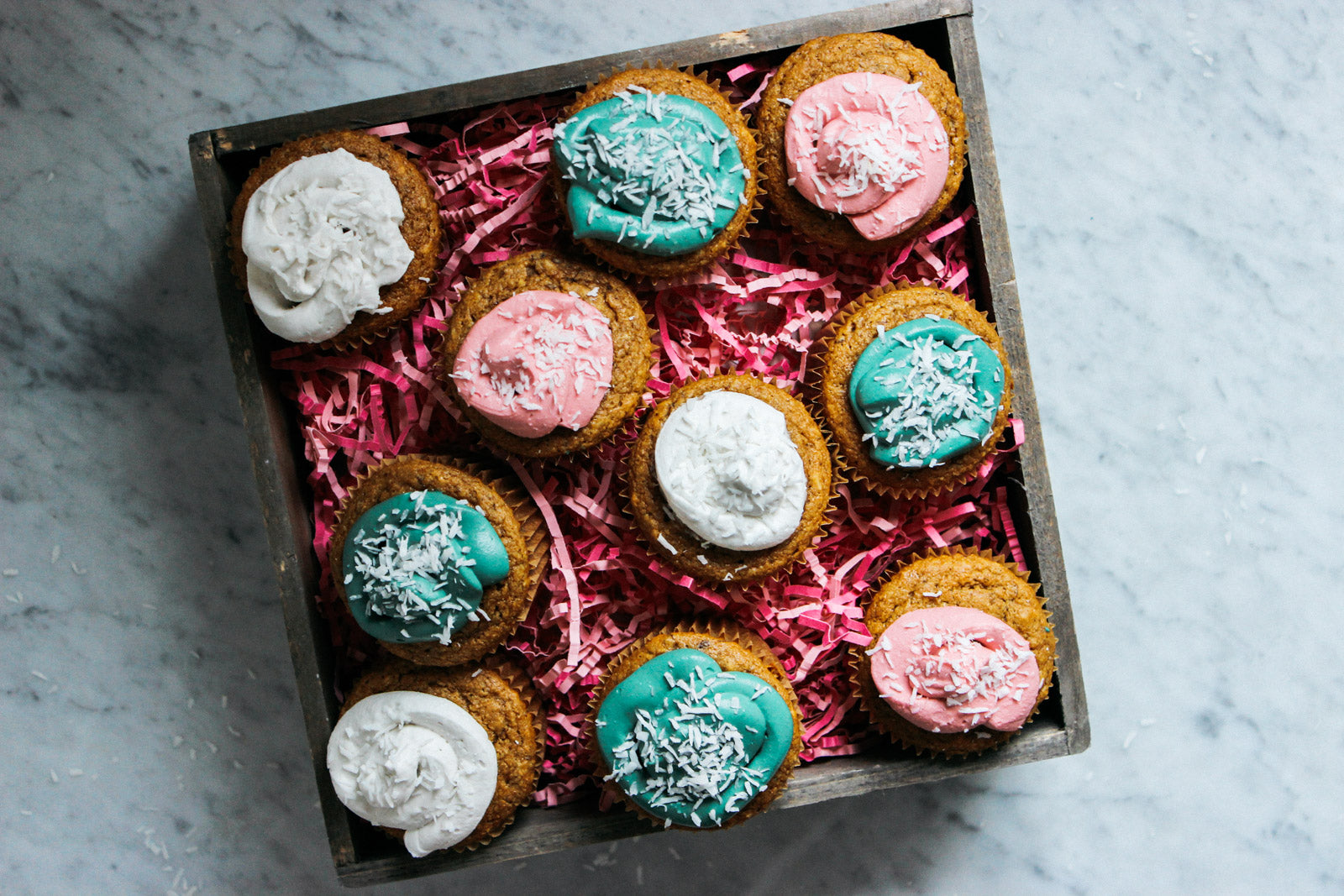 Easter Coconut Cupcakes