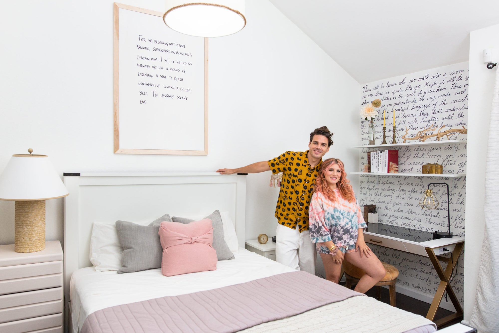 Under $300 Glam Boho Bedroom Makeover