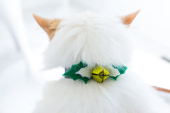 DIY Felt Holiday Cat Collars