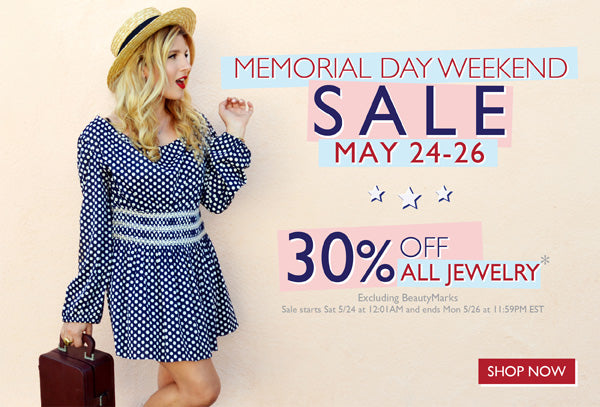 Memorial Day Weekend Sale