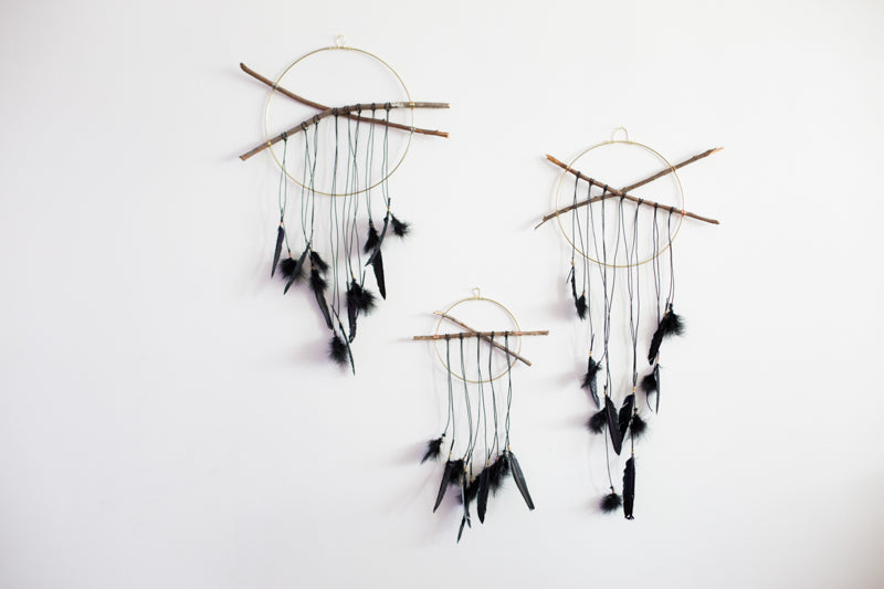 DIY Minimalist Dreamcatchers