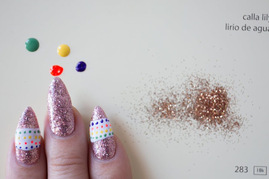 DIY Piñata Nails