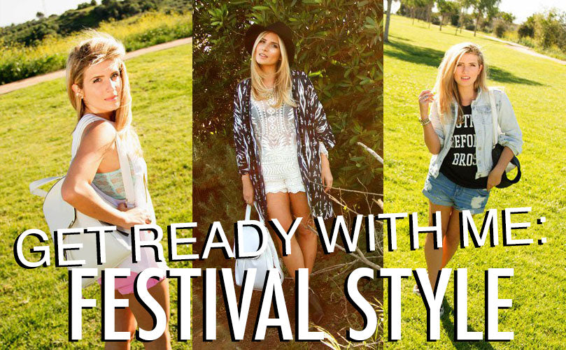 get ready with me: festival style