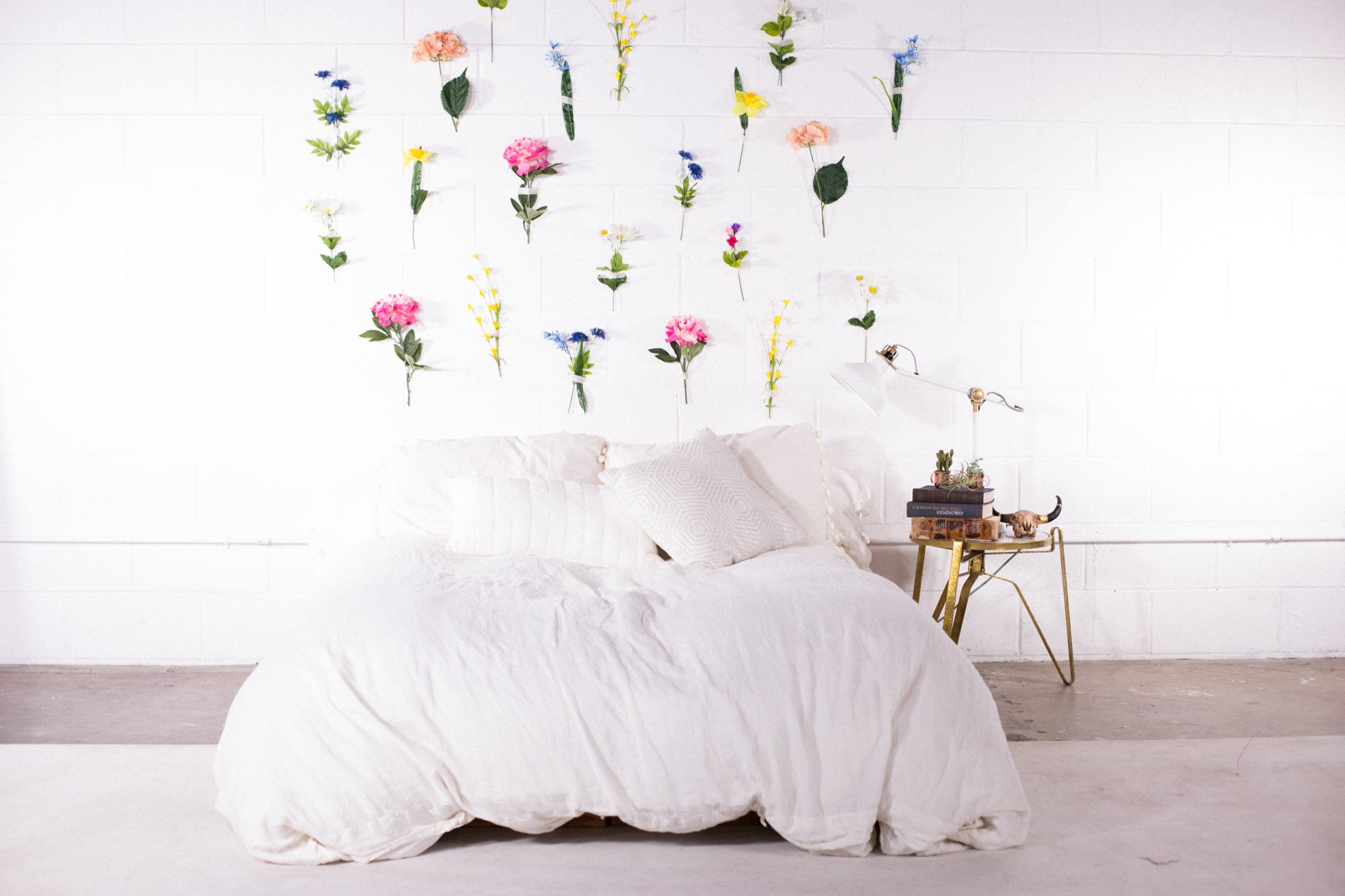 DIY Flower Wall