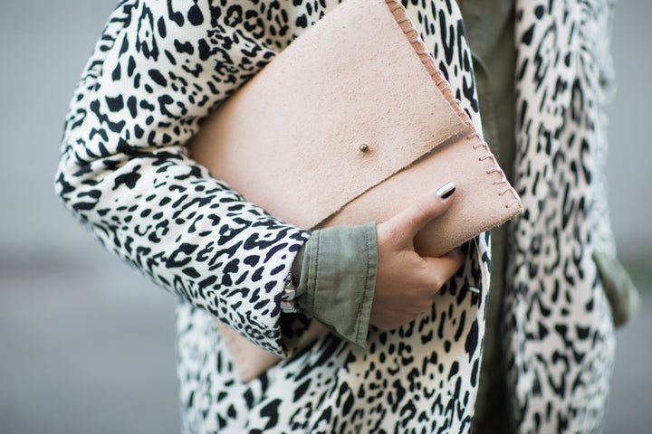 DIY Leather Envelope Clutch