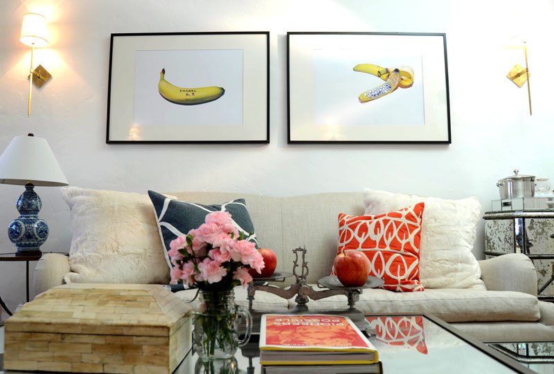 DIY chic banana art