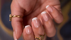 DIY Scalloped French Nails
