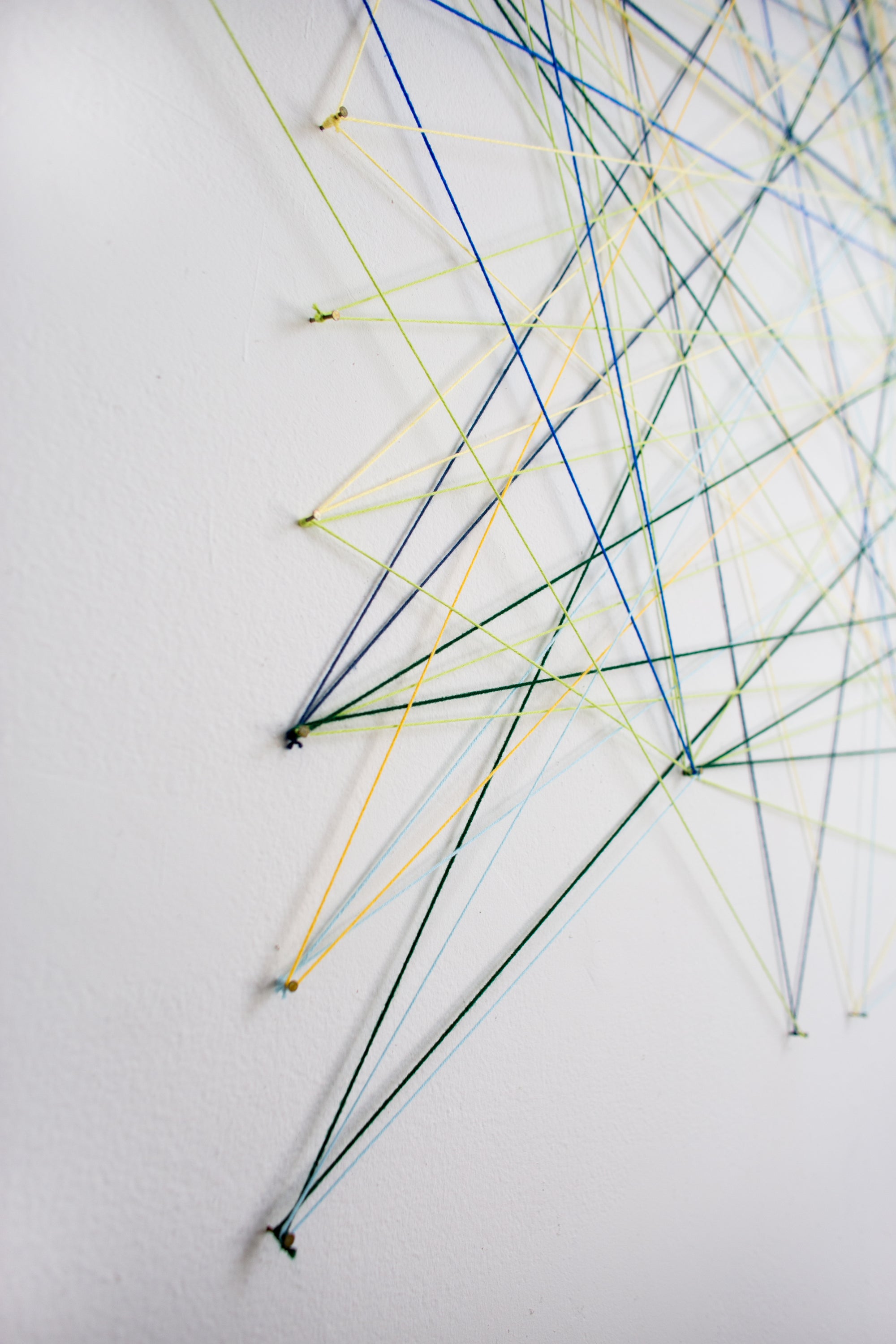 DIY String Art Wall Mural