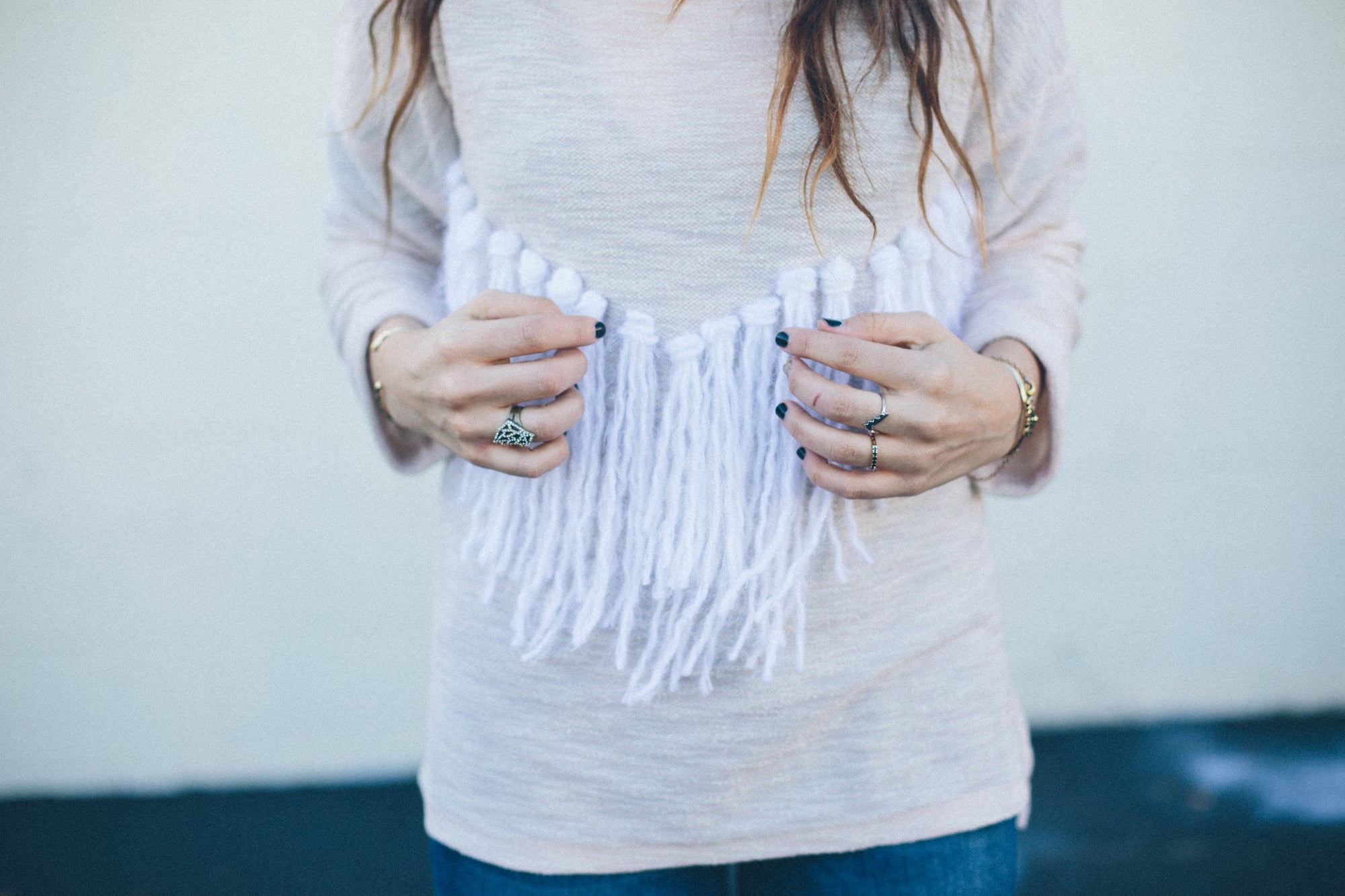 DIY Tassel Sweater