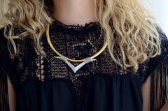 Back in Stock: The V Collar Necklace!