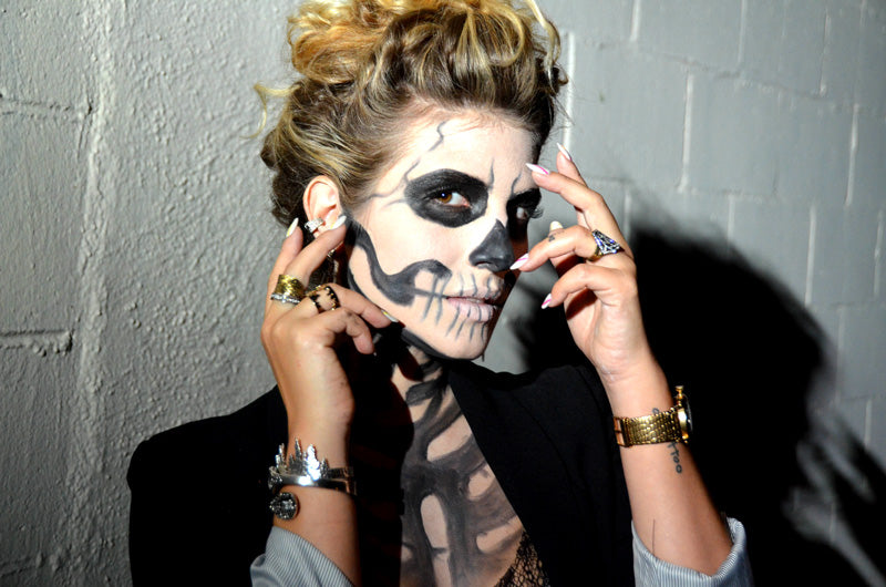 DIWhyNot: Stylish Skeleton Makeup