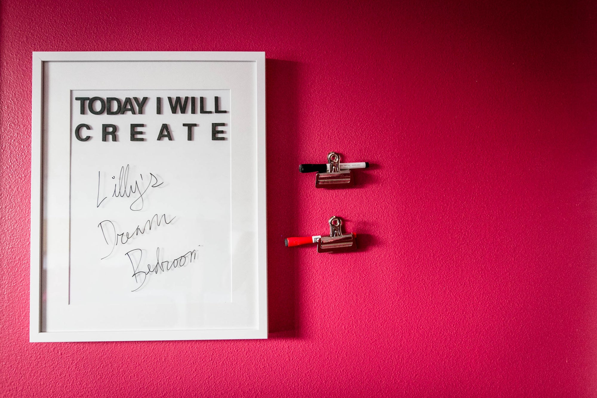 DIY Daily Affirmation White Board