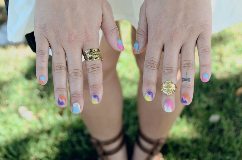 My Favorite Colorful Summer Nail Art