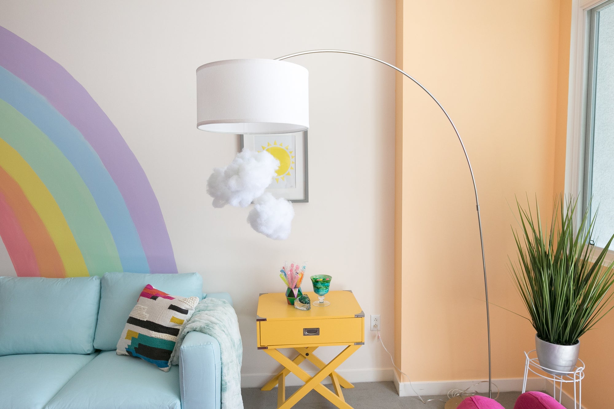 DIY Cloud Arc Lamp