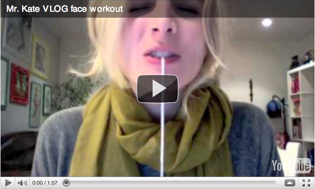 vlog face workout – Mr. Kate
