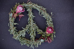 DIY Peace Wreath