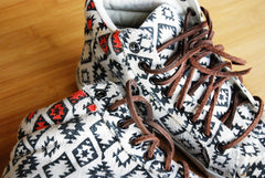 DIY upcycled sneakers