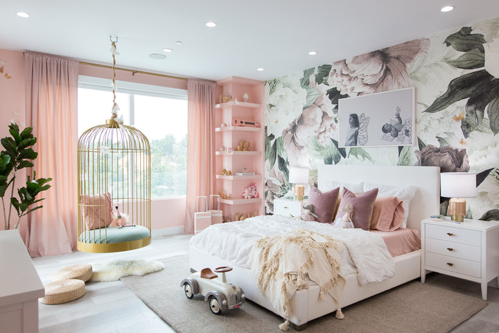 Dream Butterfly Bedroom & Rainbow Playroom for Elle and Alaia