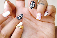 NOTW: checkerboards and flowers