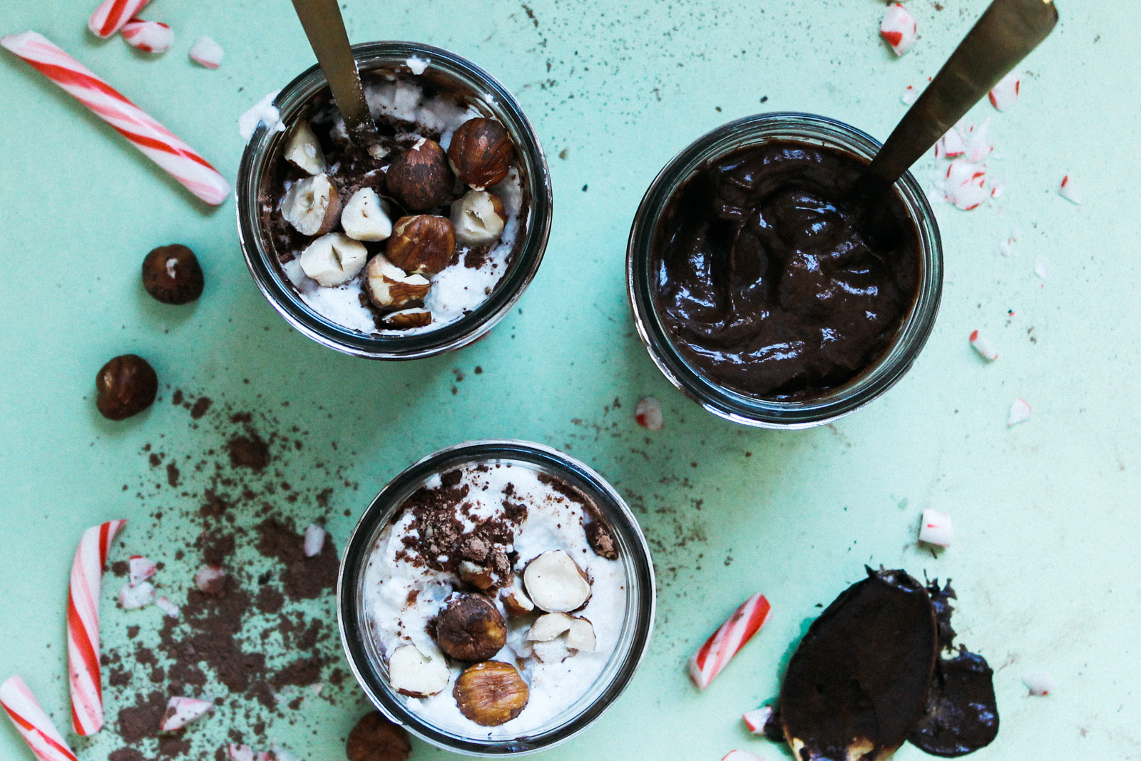 Vegan Chocolate Peppermint Pudding