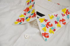 DIY floral print shirt with Daily Candy