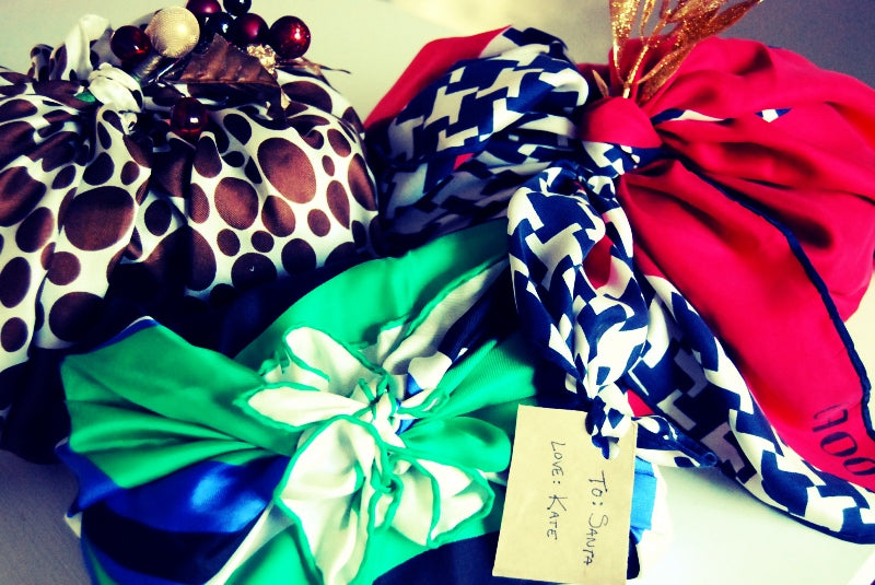 DIY eco friendly gift wrap 3 ways