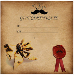 gift idea mr. kate gift certificate