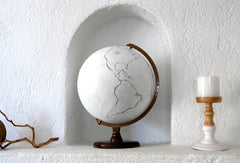 DIY thumbprint globe