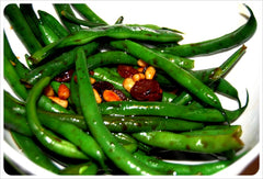 green beans raisins and pine nuts