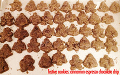 festive cookies: cinnamon espresso chocolate chip