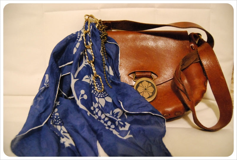 DIY boho antique chain bag