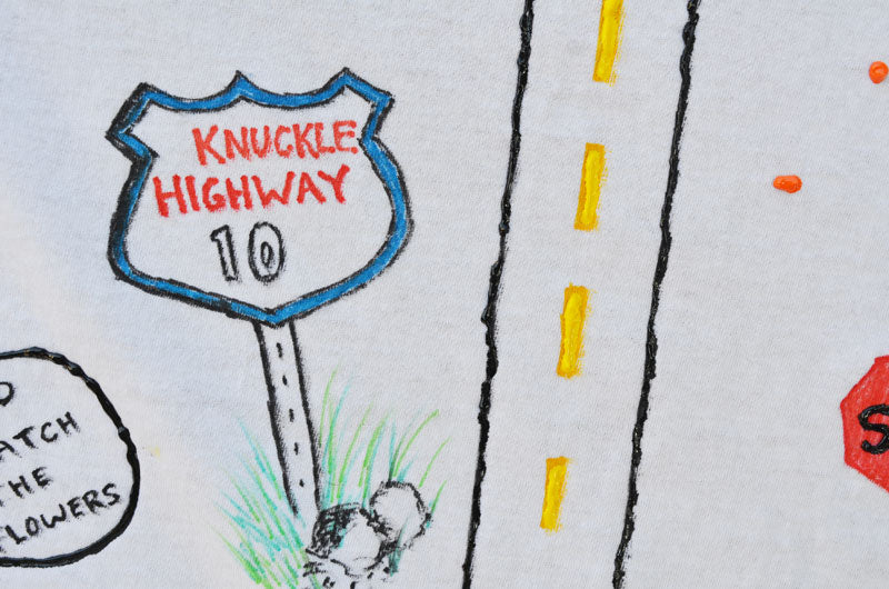 DIY father's day massage roadmap t-shirt