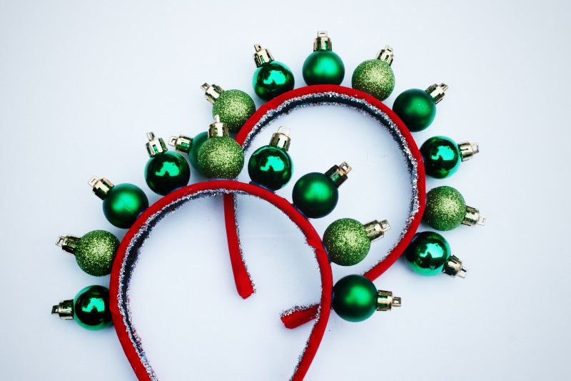 DIY Christmas/ holiday ornament headband