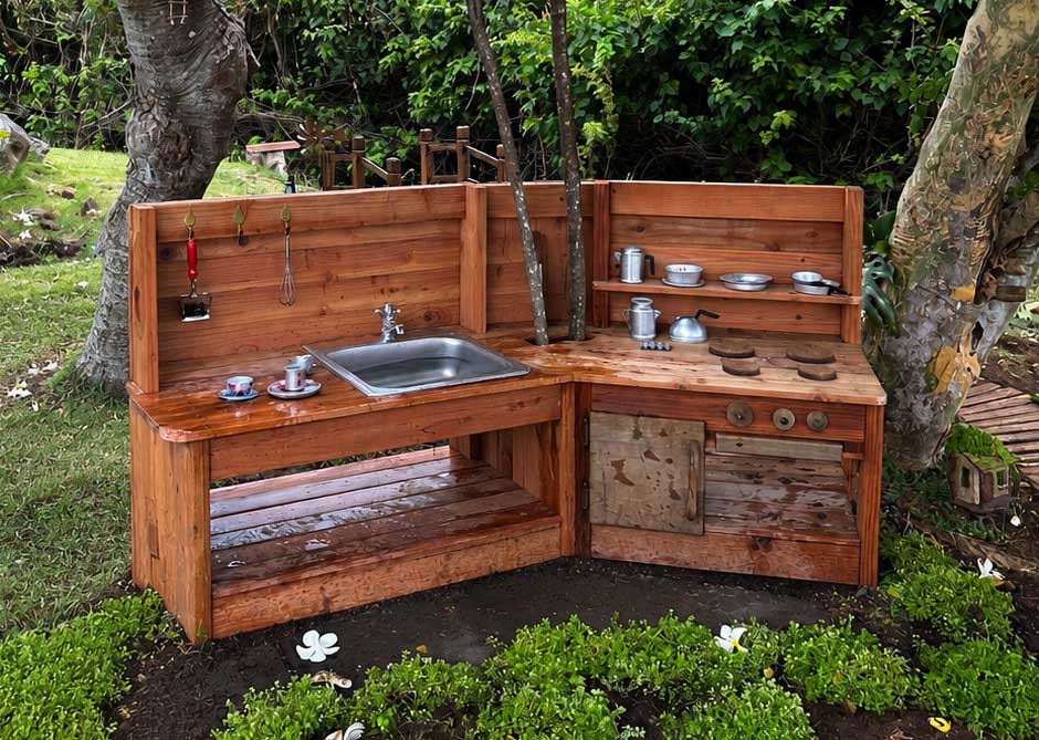 DIY Mud Kitchen