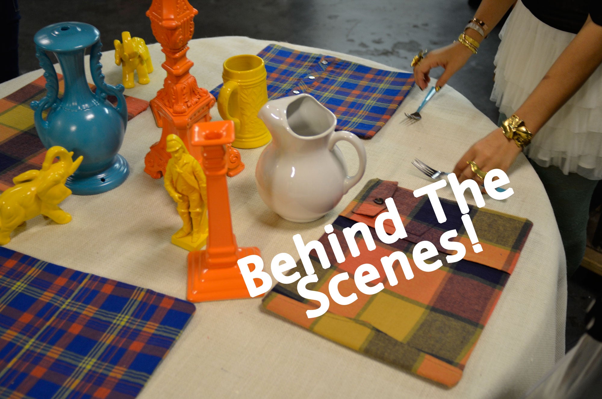 DIY and Thrifted Table-scape from Nate!