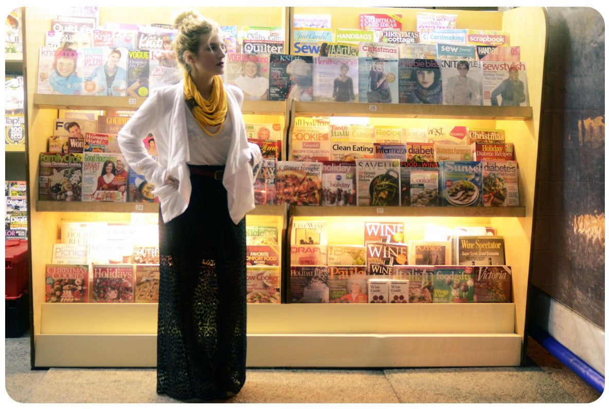 outfit: pastic wrapped