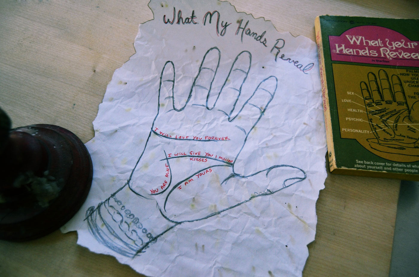 DIY Palm Reading Valentine's Card