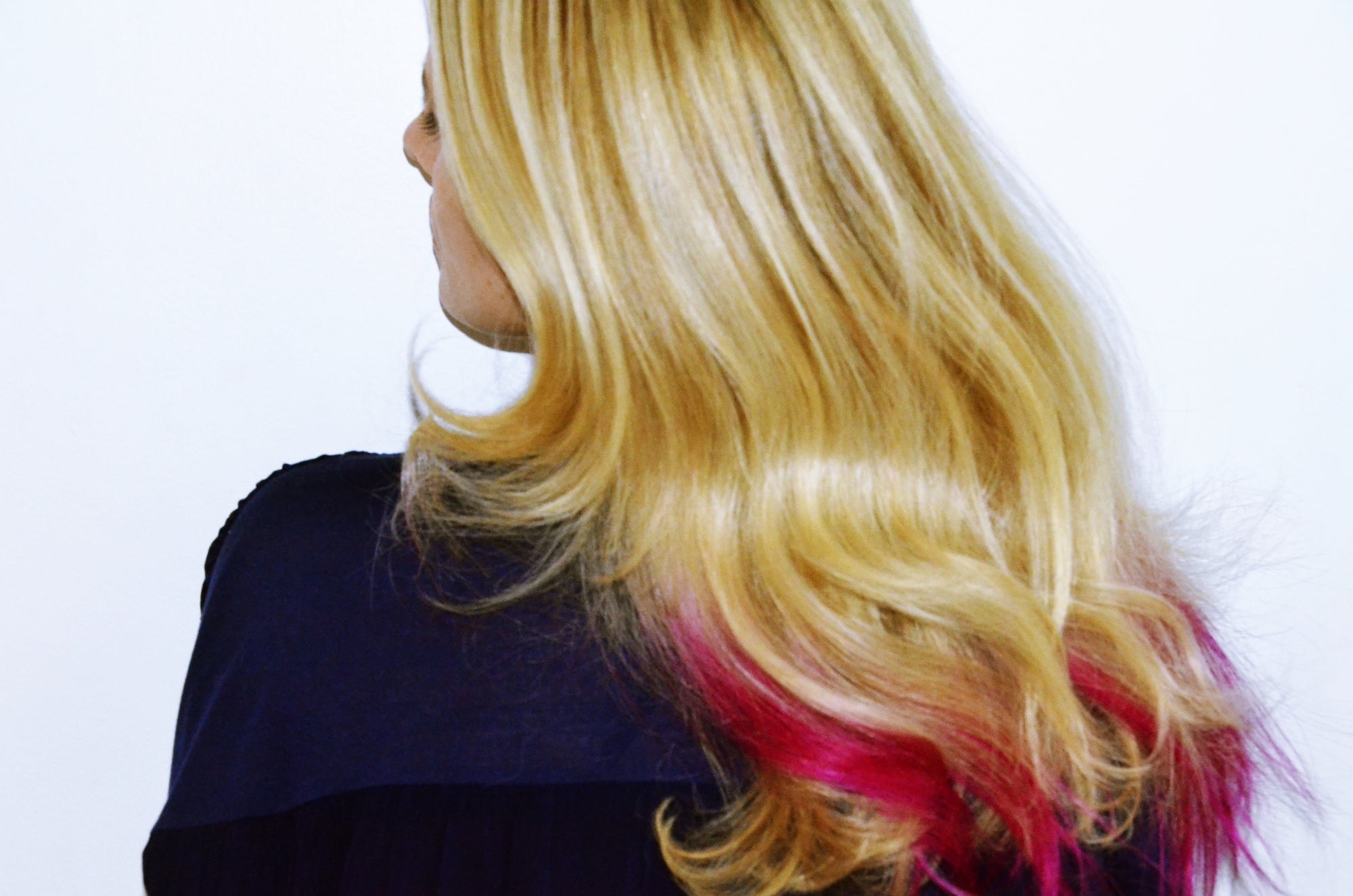 video tutorial: pink tipped hair