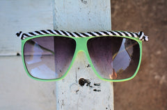 DIY style: spruce up old sunglasses with ribbon