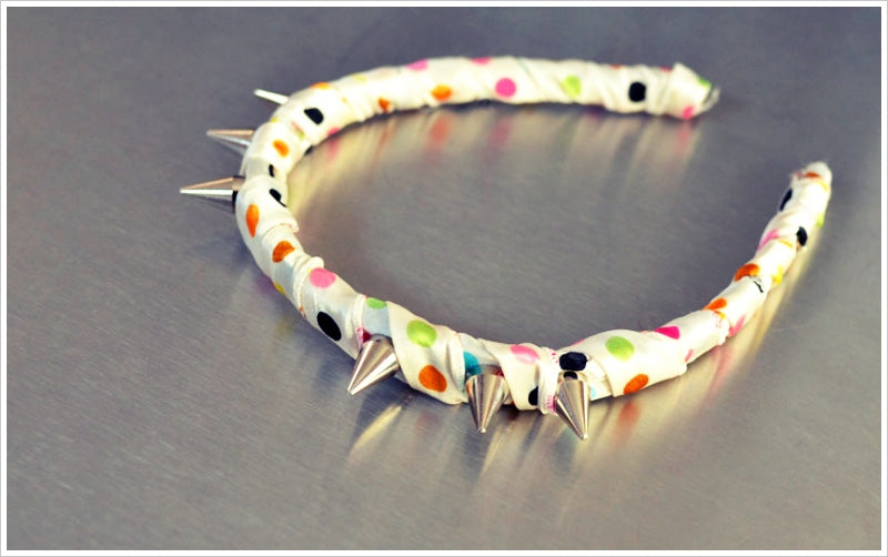 DIY spike headband