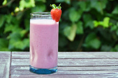 strawberry protein shake