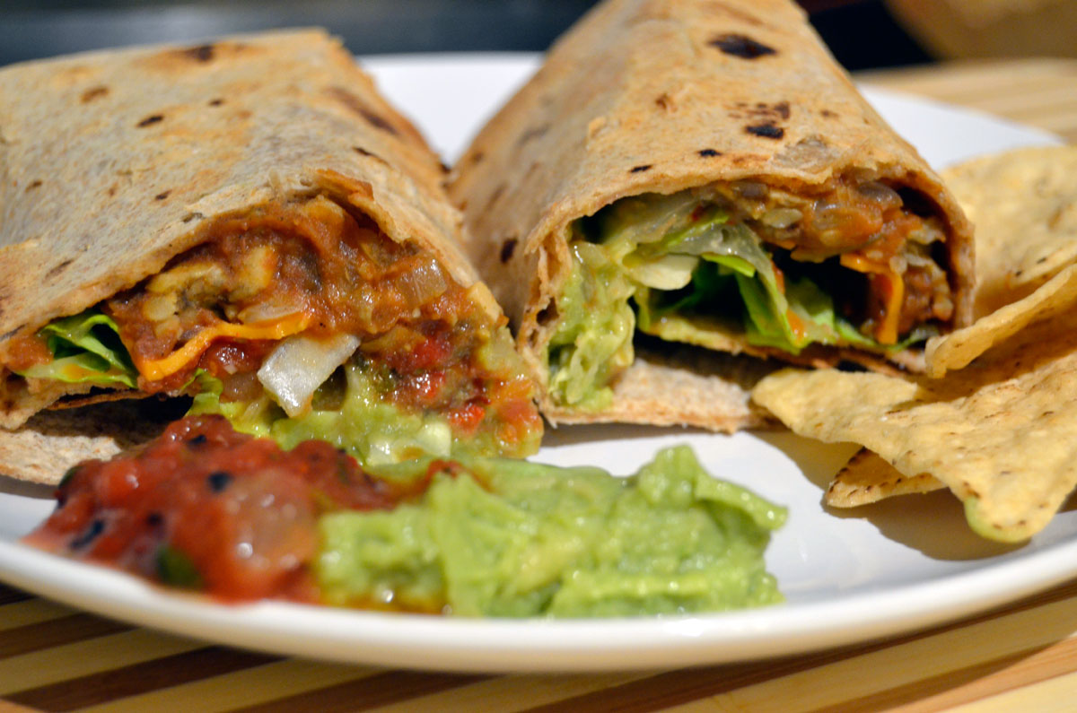 recipe: vegan burrito night!