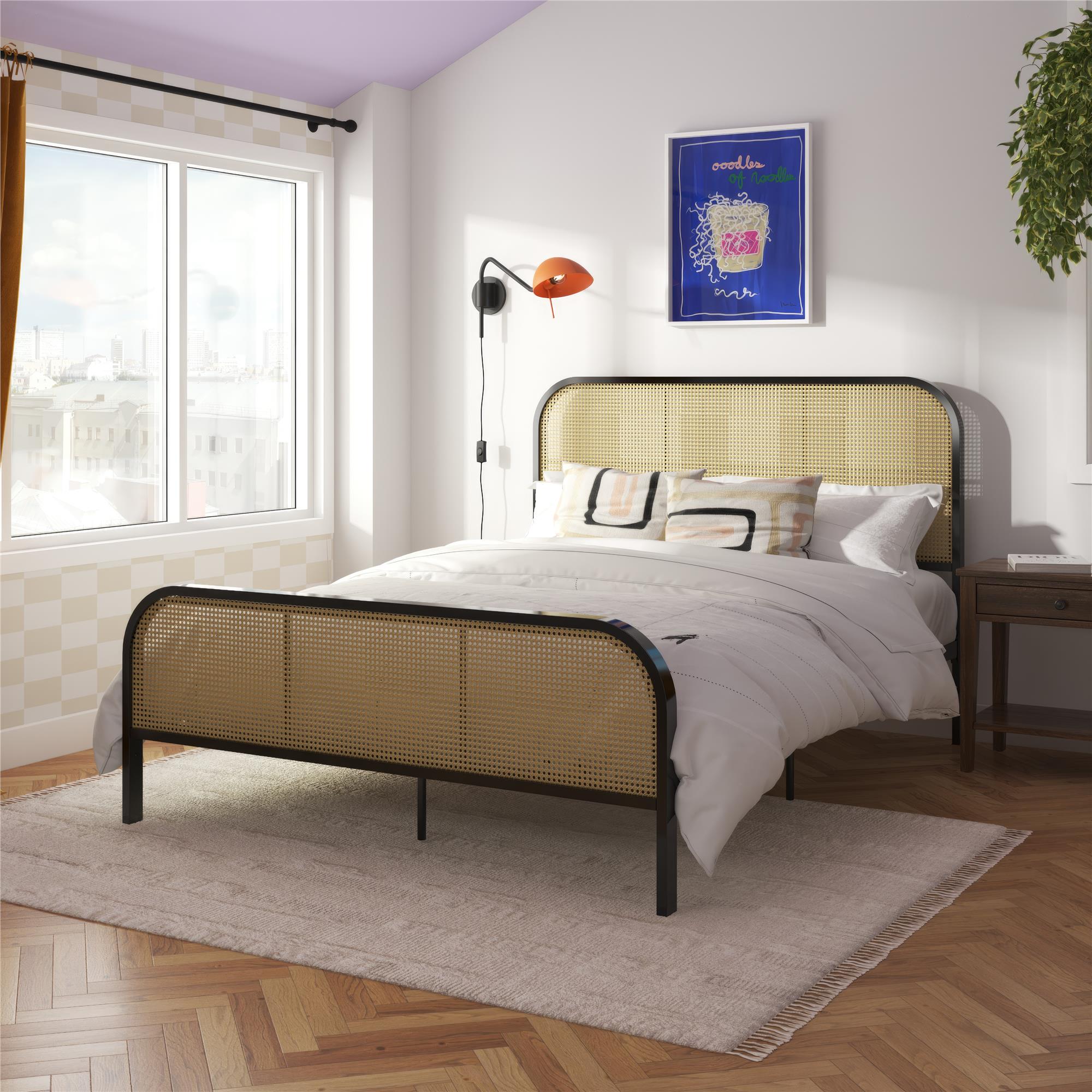 Roxanne Metal and Cane Bed – Mr. Kate