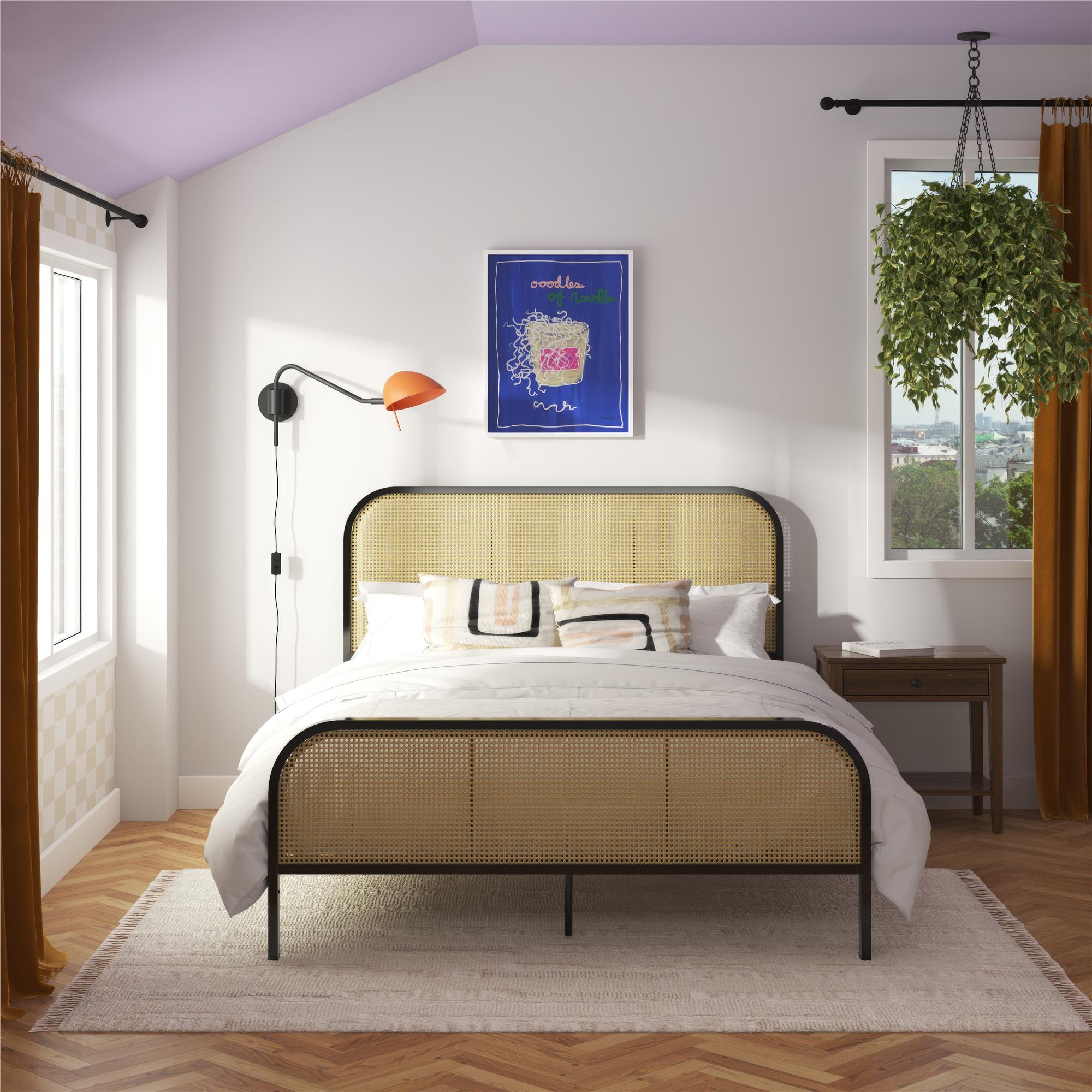Roxana metal bed frame discount