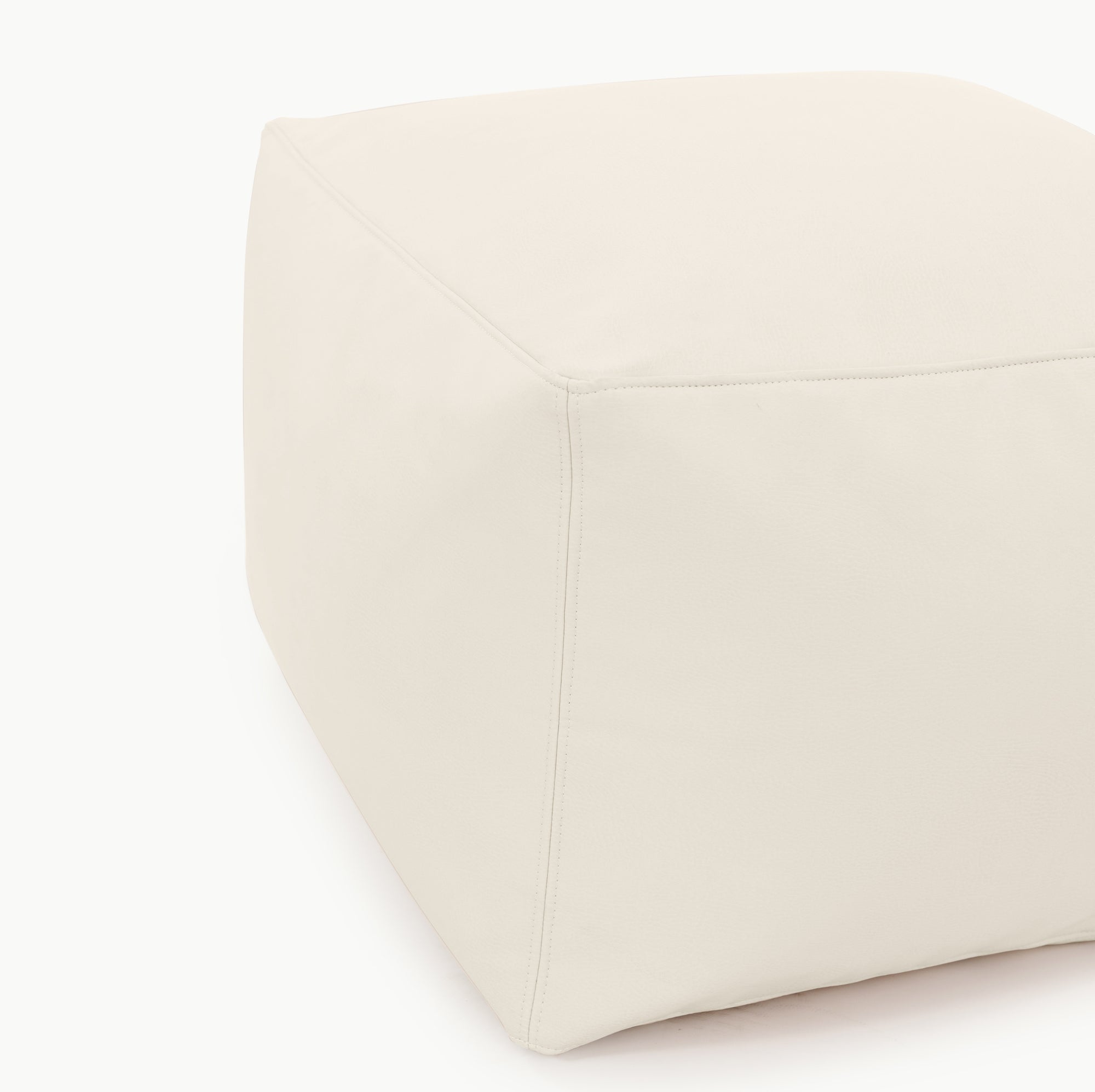 Vegan Leather Non-Toxic Pouf