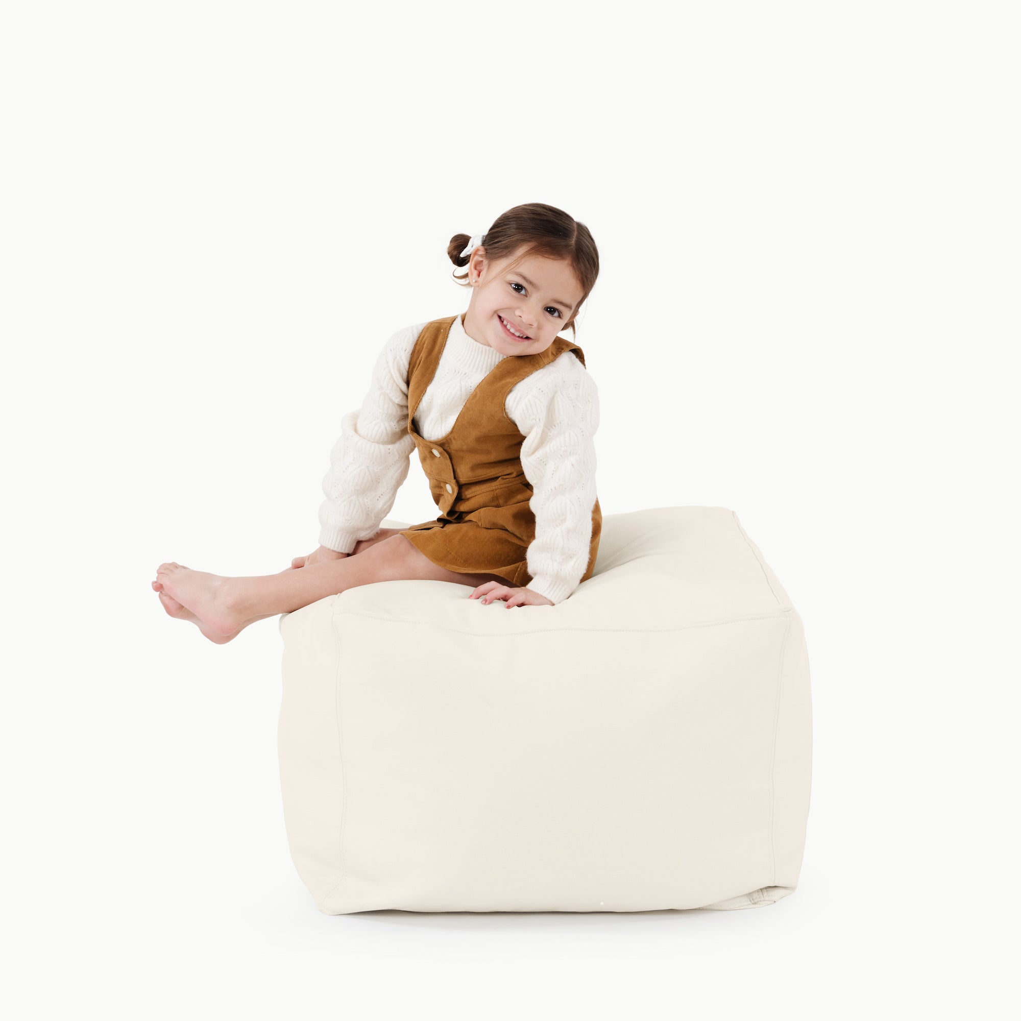 Vegan Leather Non-Toxic Pouf