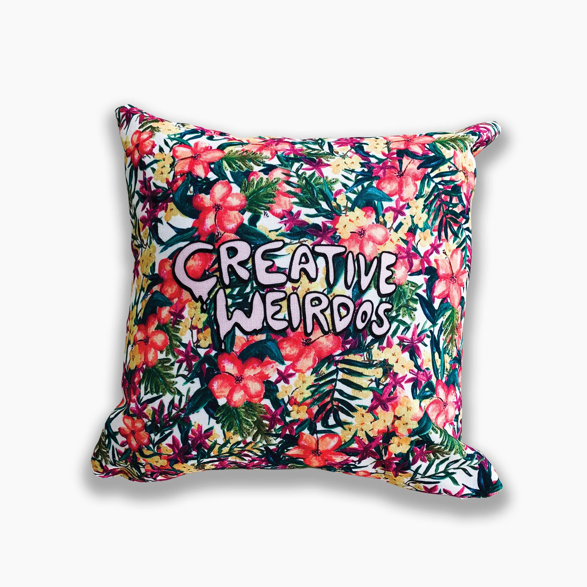 Creative Weirdos Premium Pillow - Painted Floral – Mr. Kate